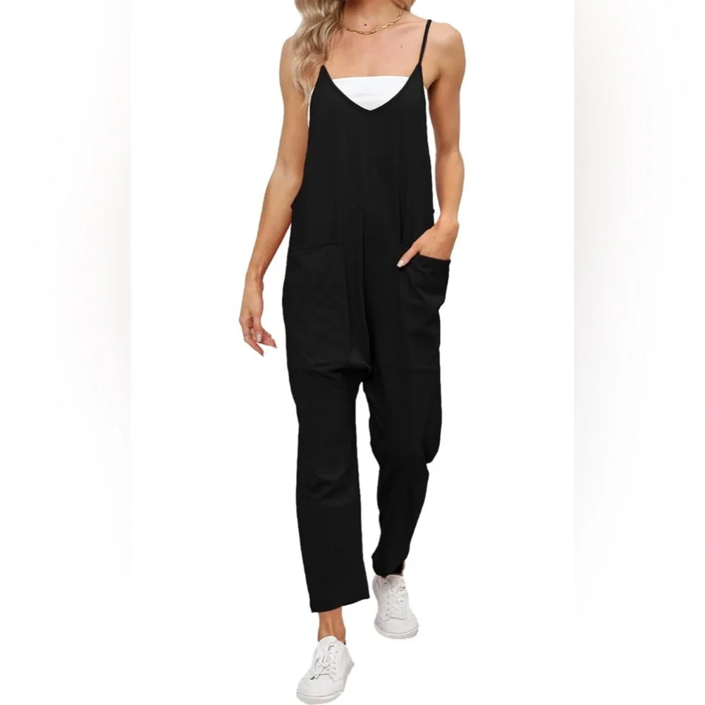 Black Women's Jumpsuit - Picture 3 of 6